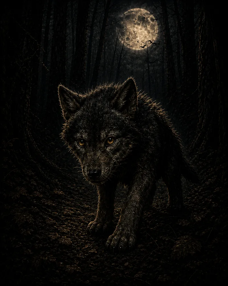 Wolf cub
